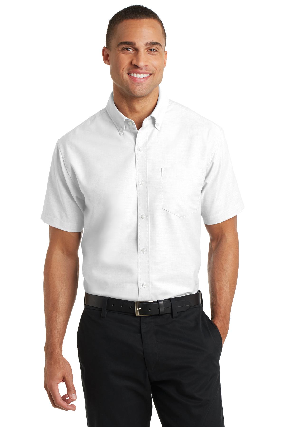 Port Authority® Short Sleeve SuperPro Oxford Shirt. S659