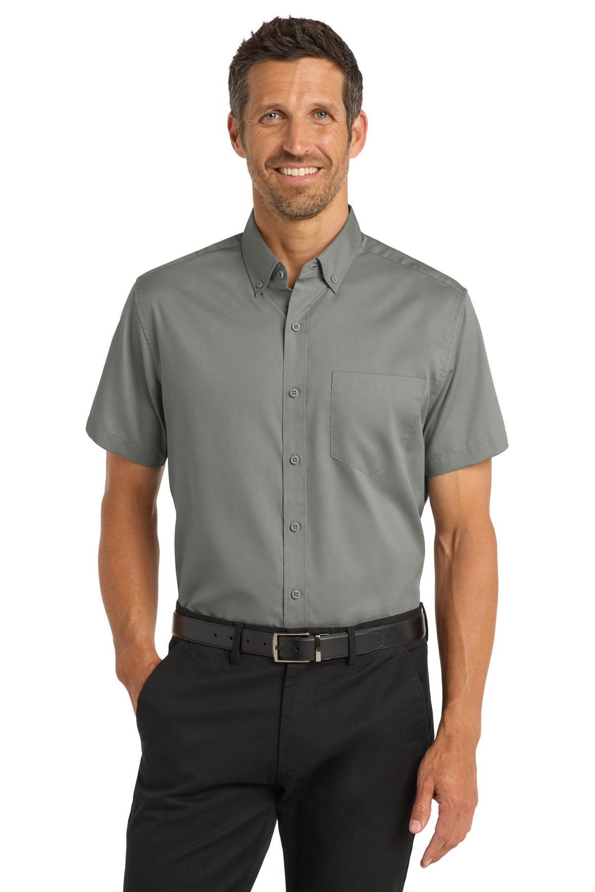 Port Authority® Short Sleeve SuperPro Twill Shirt. S664