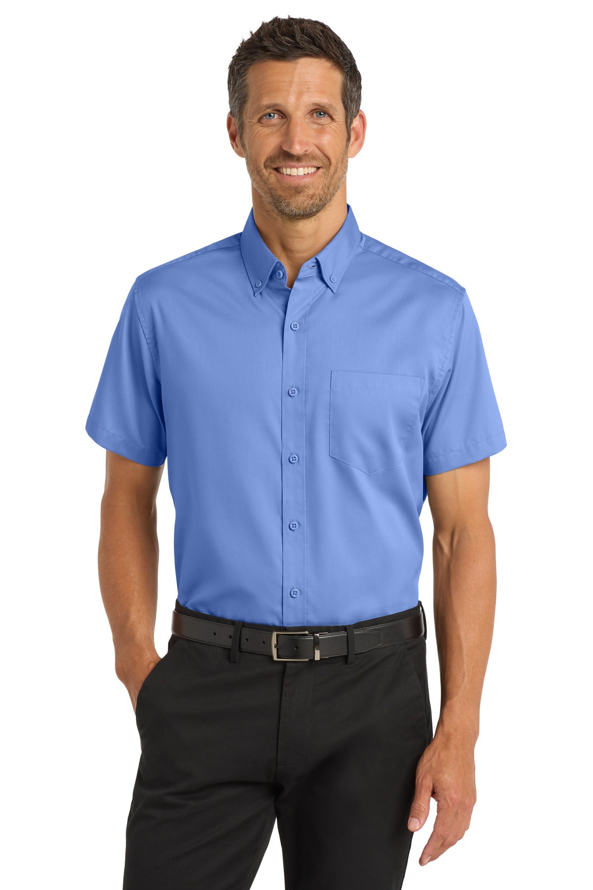 Port Authority® Short Sleeve SuperPro Twill Shirt. S664