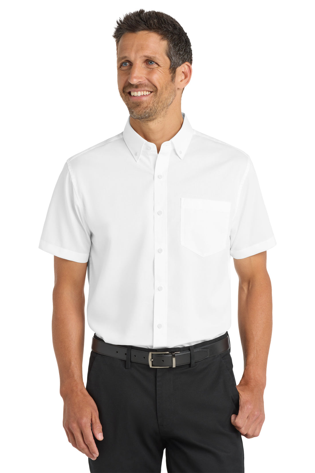 Port Authority® Short Sleeve SuperPro Twill Shirt. S664