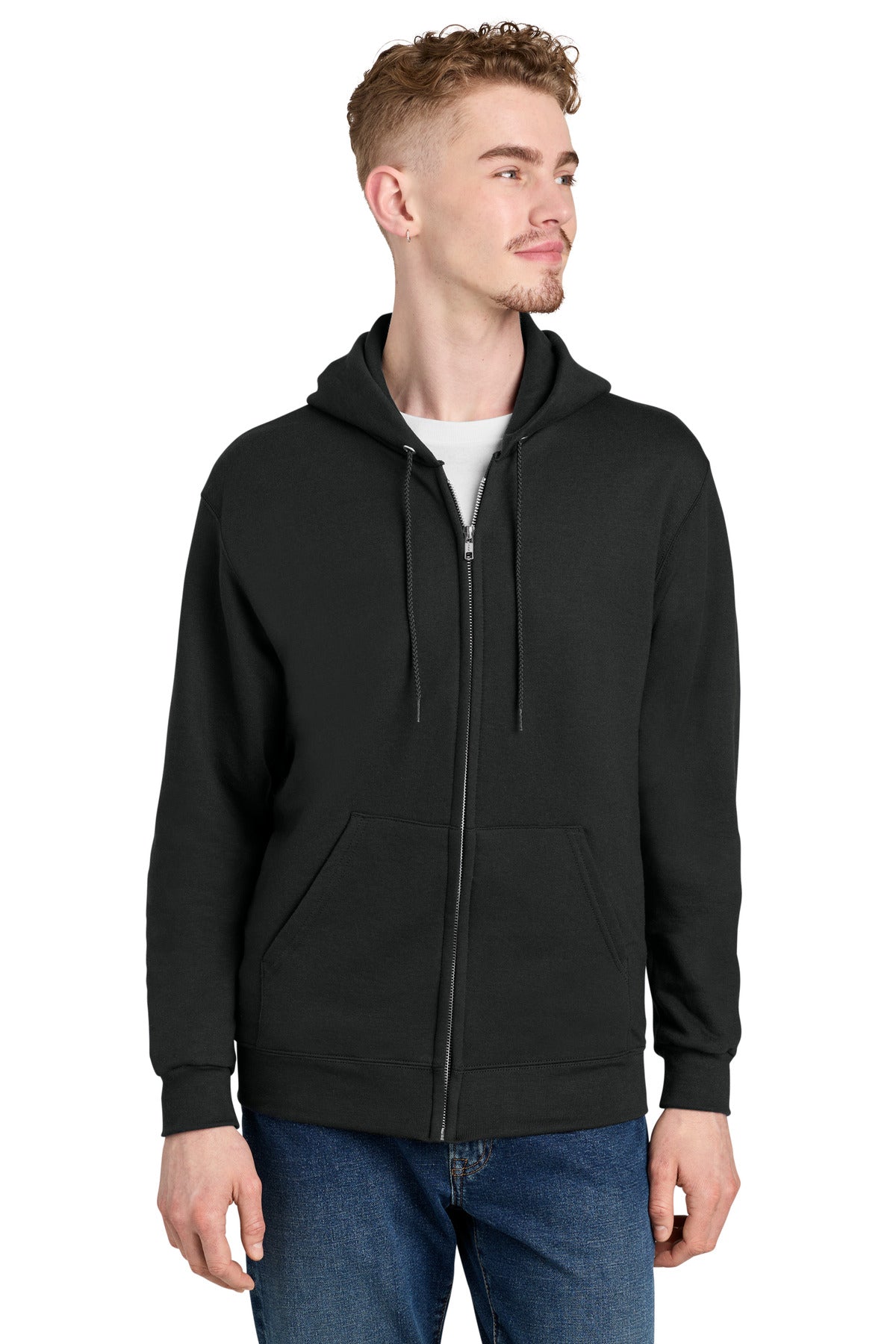 Champion® Powerblend® Full-Zip Hoodie. S800 - Black - 2XL
