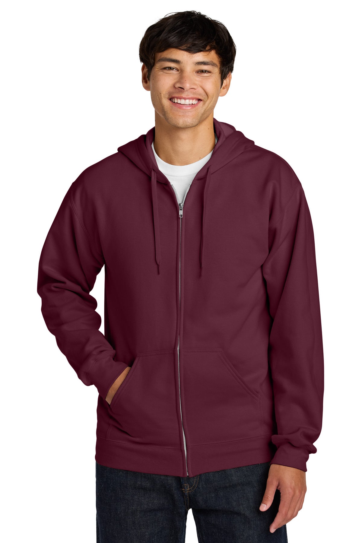 Gildan Softstyle® Midweight Fleece Full-Zip Hooded Sweatshirt SF600