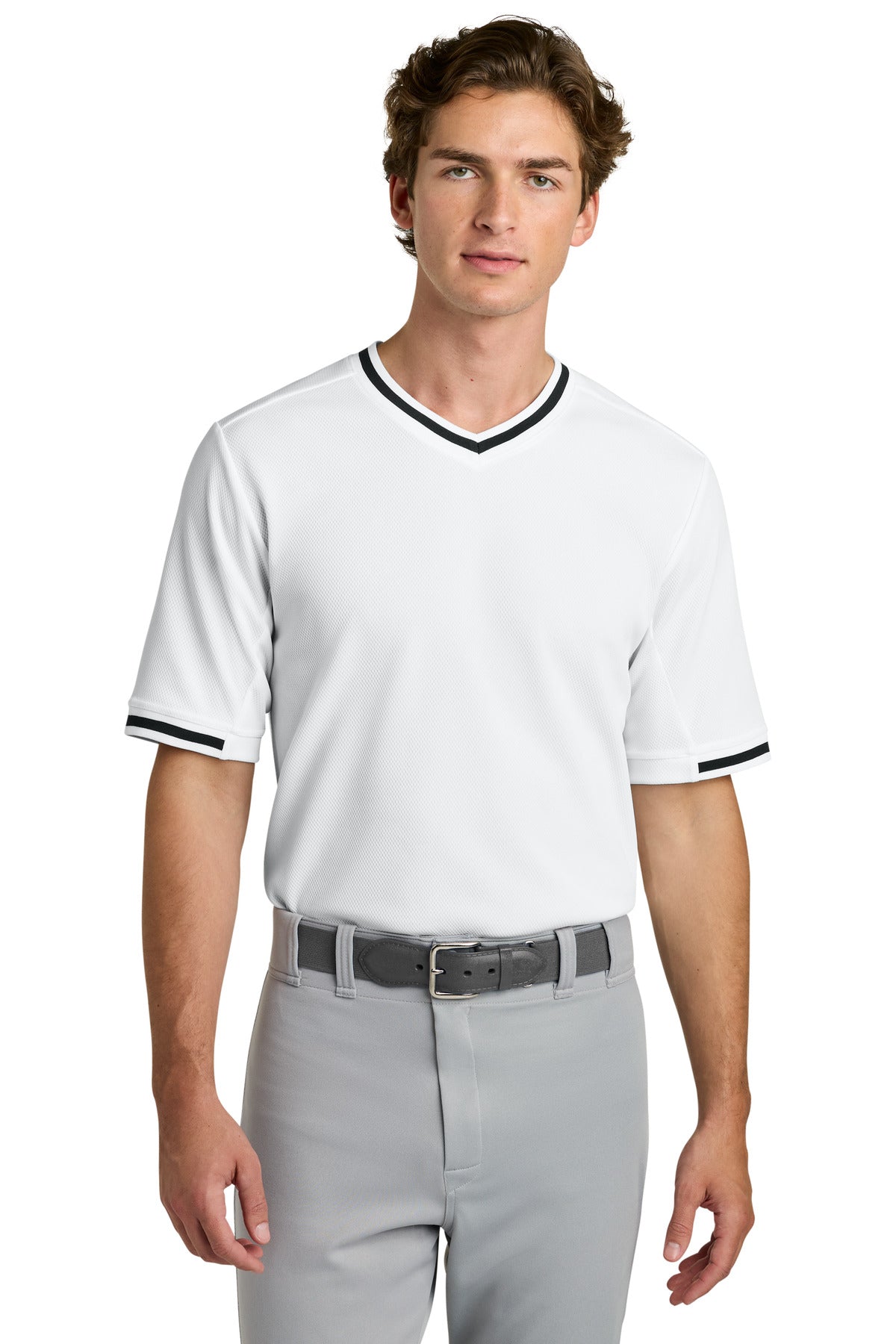 Sport-Tek® Tough Mesh V-Neck Baseball Jersey ST221