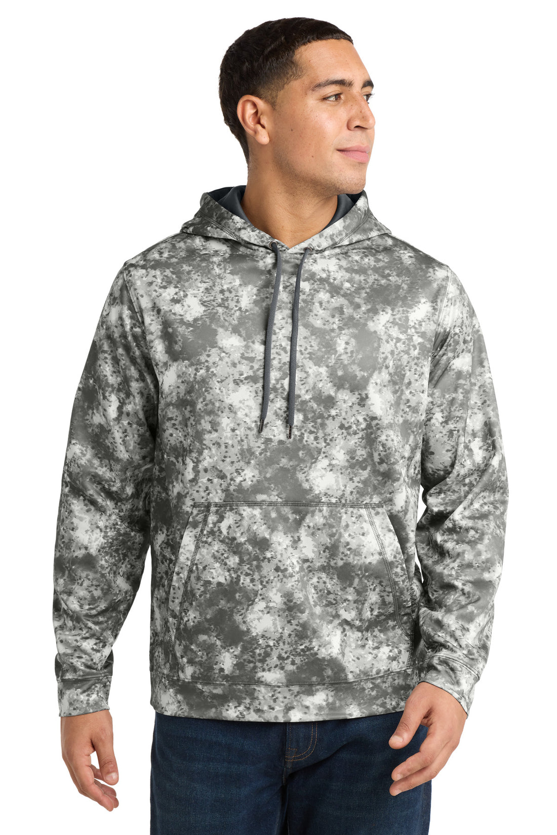 Sport-Tek® Sport-Wick® Mineral Freeze Fleece Hooded Pullover. ST230