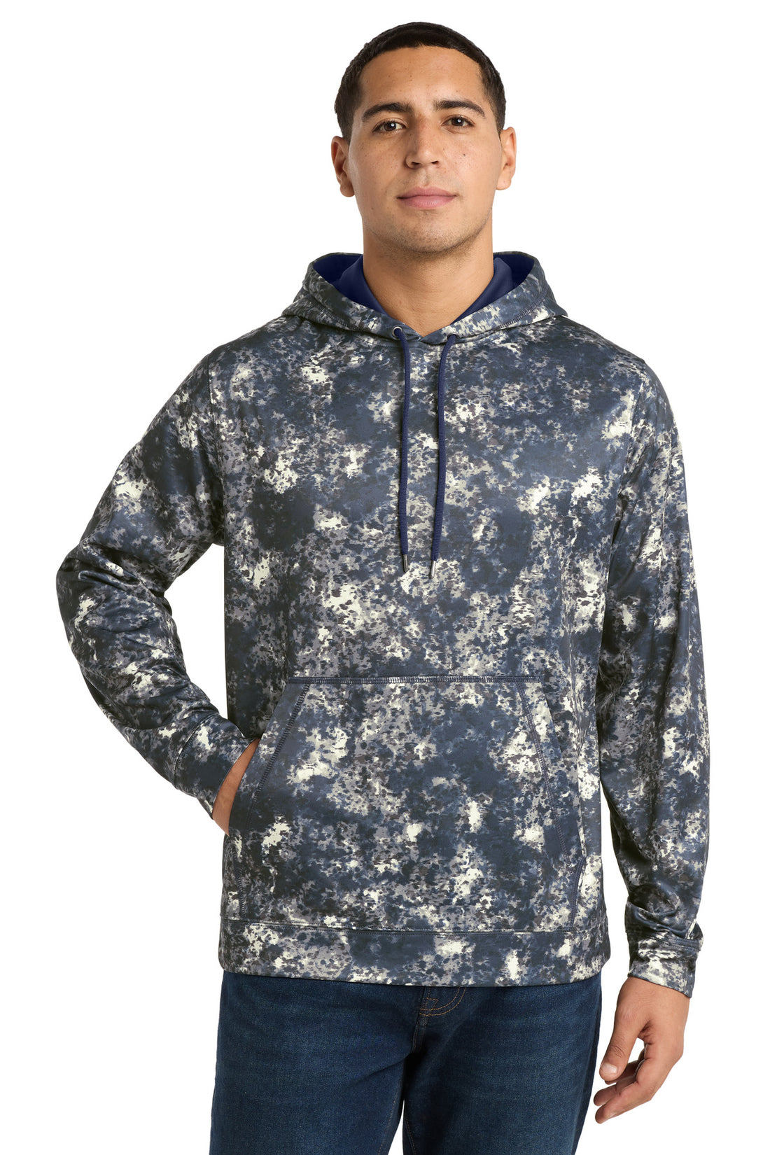 Sport-Tek® Sport-Wick® Mineral Freeze Fleece Hooded Pullover. ST230