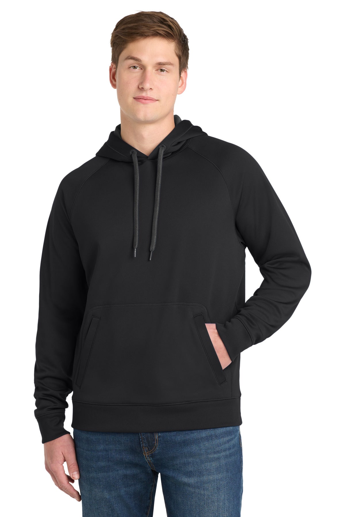 Sport-Tek® Tech Fleece Hooded Sweatshirt. ST250 - Black - 2XL
