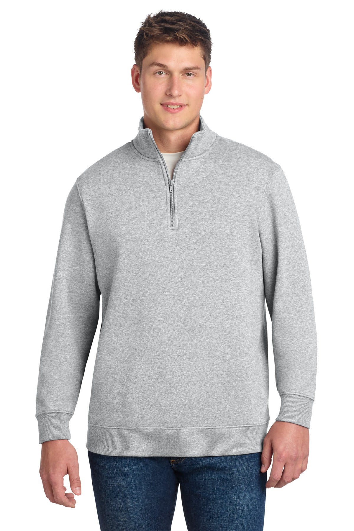 Sport-Tek® 1/4-Zip Sweatshirt. ST253 - Athletic Heather - 2XL