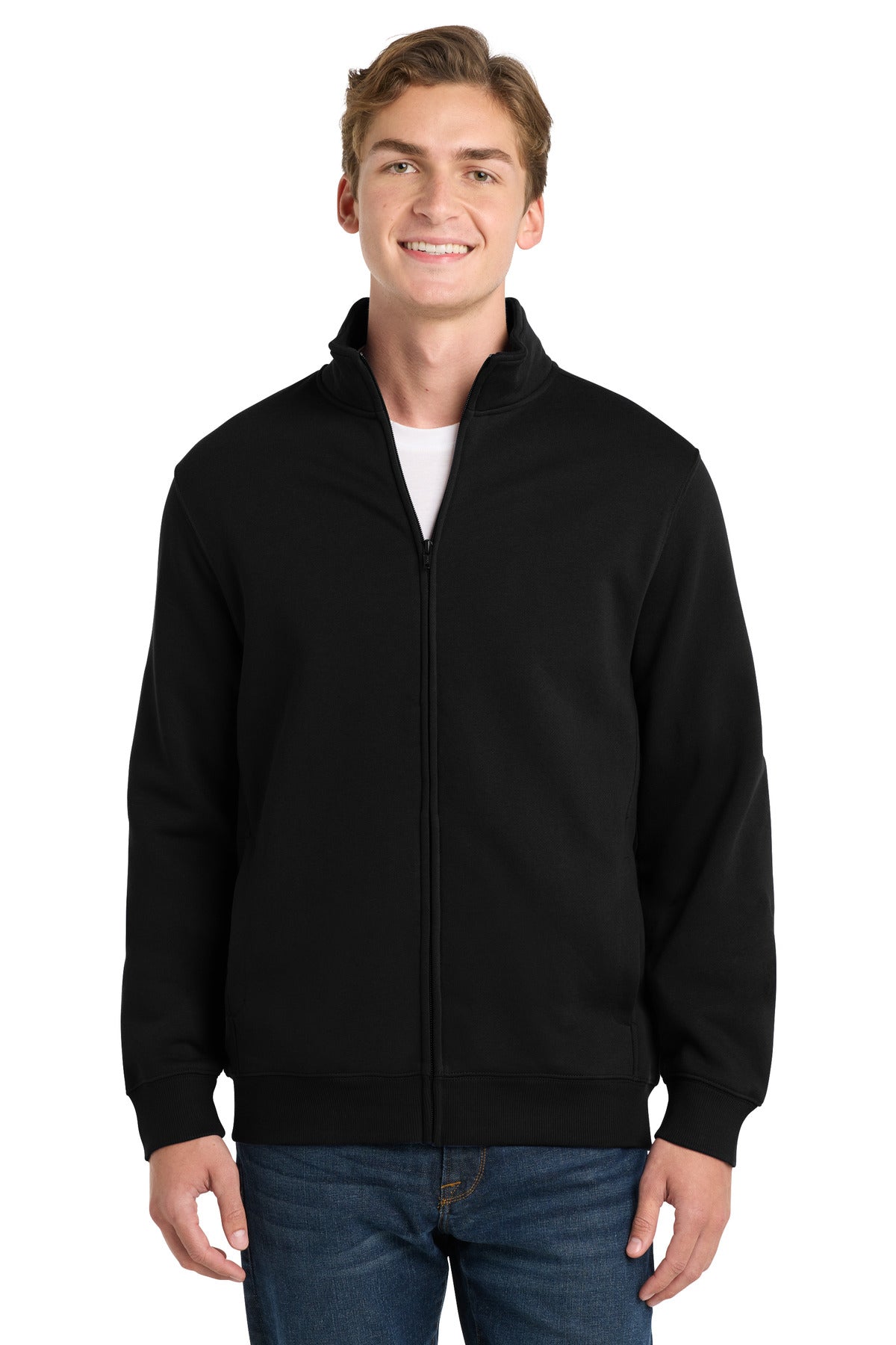 Sport-Tek® Full-Zip Sweatshirt. ST259 - Black - 2XL