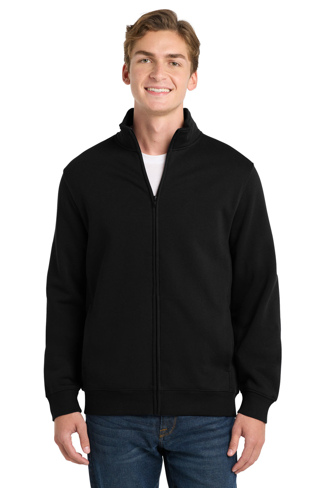 Sport-Tek® Full-Zip Sweatshirt. ST259 - Black - 2XL