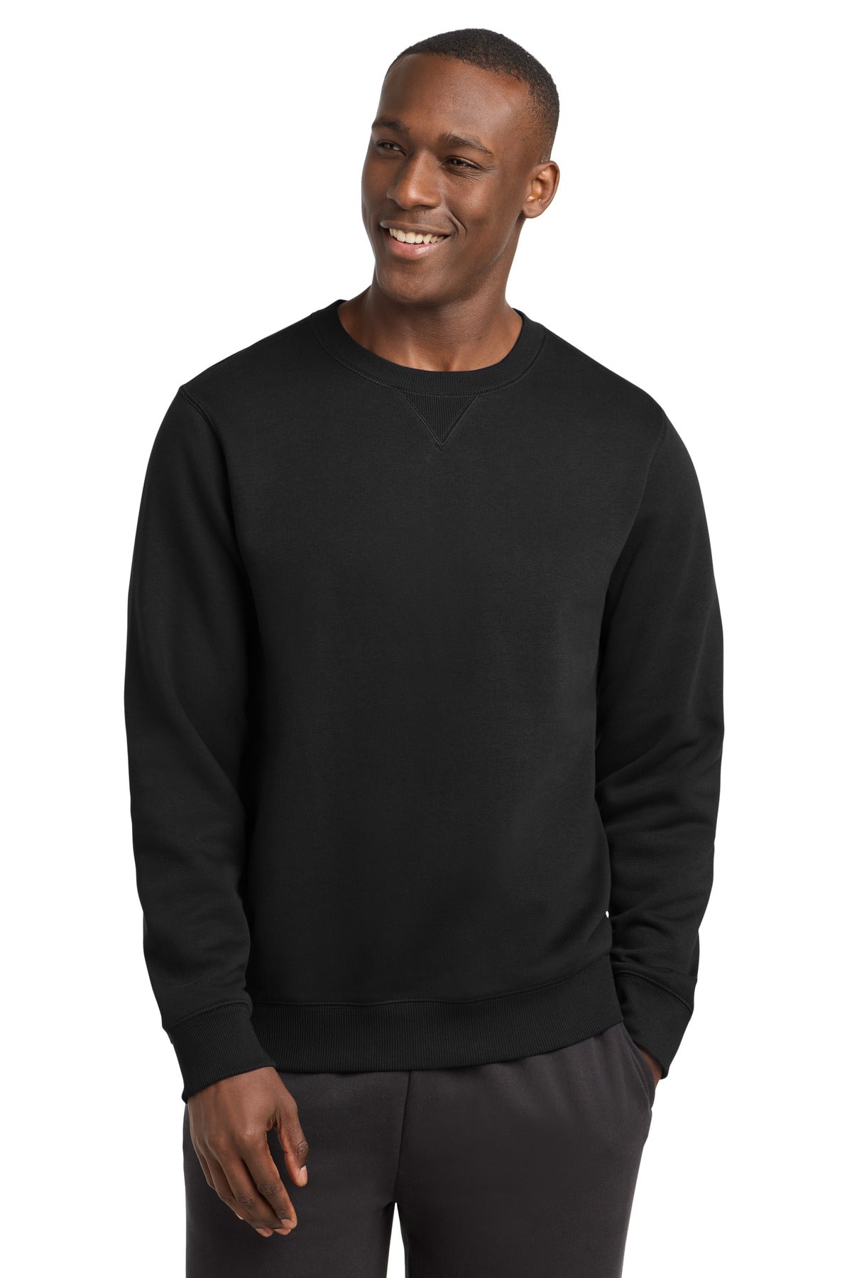 Sport-Tek® Crewneck Sweatshirt. ST266 - Black - 2XL