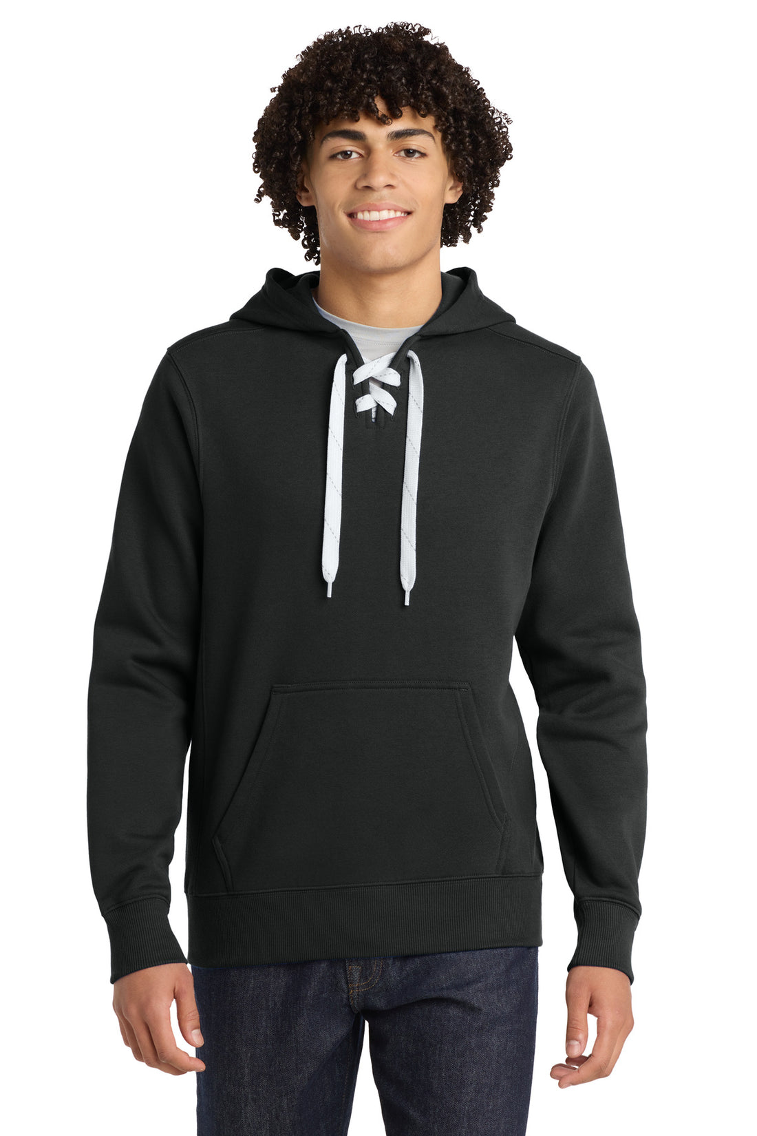 Sport-Tek® Lace Up Pullover Hooded Sweatshirt. ST271