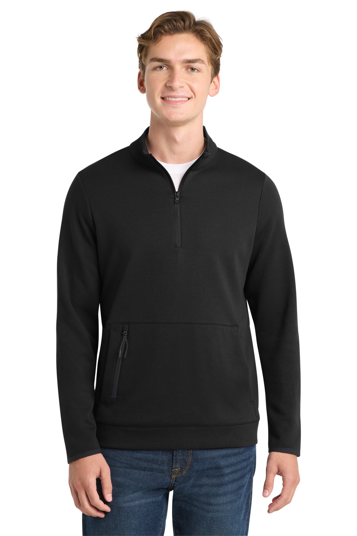 Sport-Tek ® Triumph 1/4-Zip Pullover ST281 - Black - 2XL