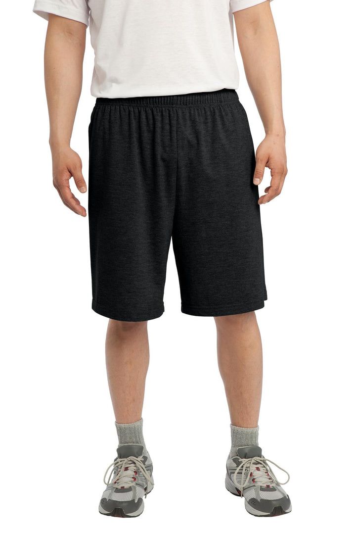 Sport-Tek® Jersey Knit Short with Pockets. ST310 - Black - 2XL