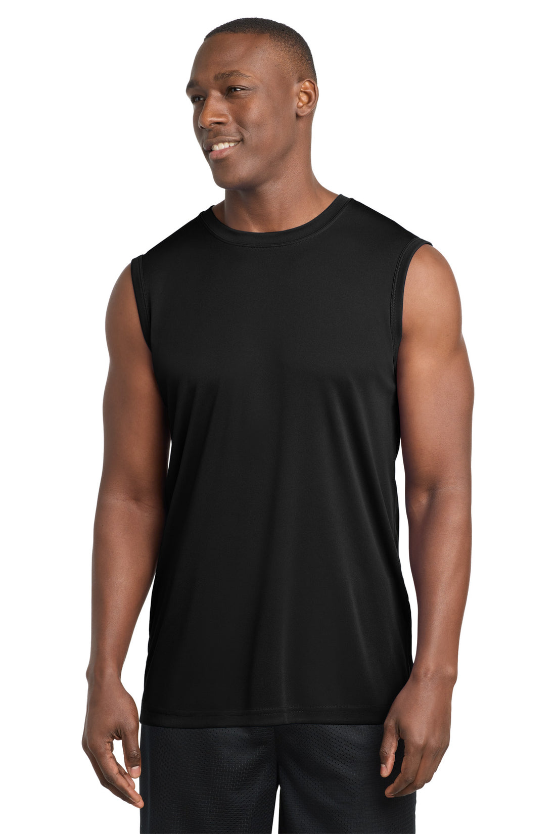 Sport-Tek® Sleeveless PosiCharge® Competitor Tee. ST352 - Black - 2XL