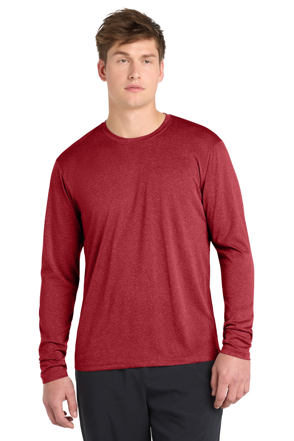 Sport-Tek® Long Sleeve Heather Contender Tee. ST360LS