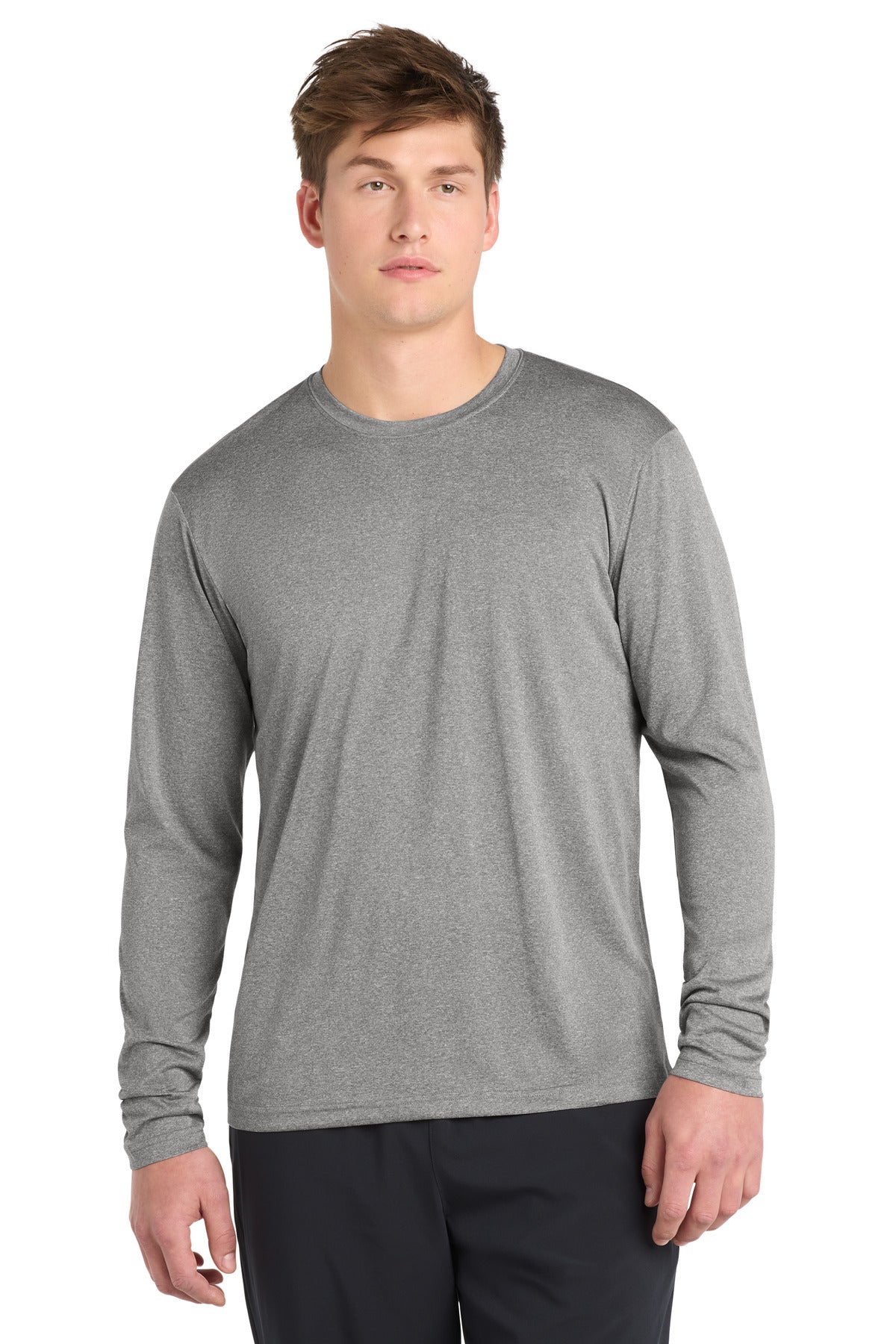 Sport-Tek® Long Sleeve Heather Contender Tee. ST360LS