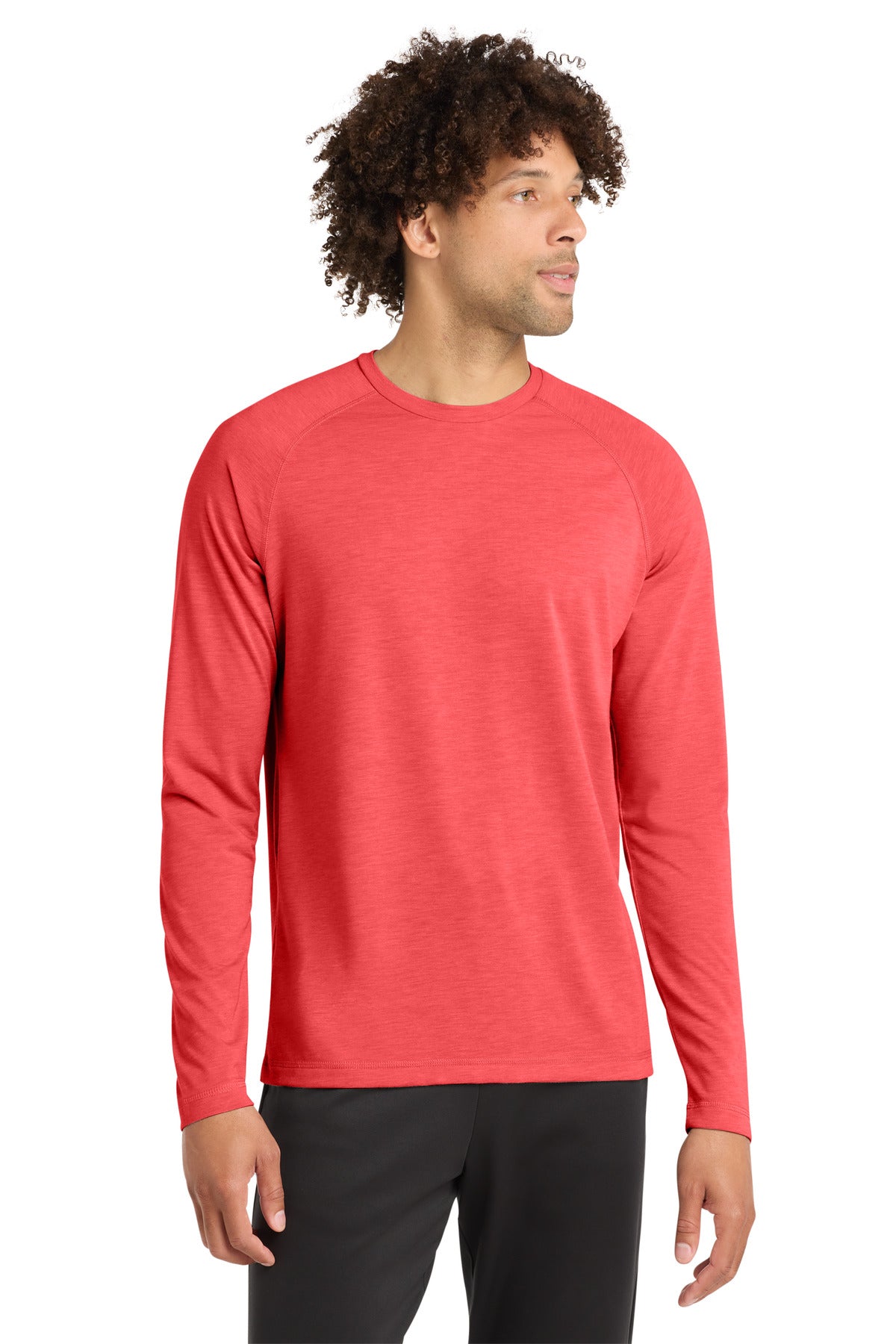 Sport-Tek ® PosiCharge ® Long Sleeve Tri-Blend Wicking Raglan Tee ST400LS