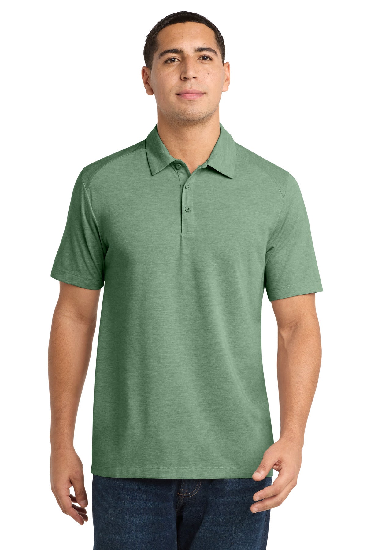 Sport-Tek ® PosiCharge ® Tri-Blend Wicking Polo. ST405