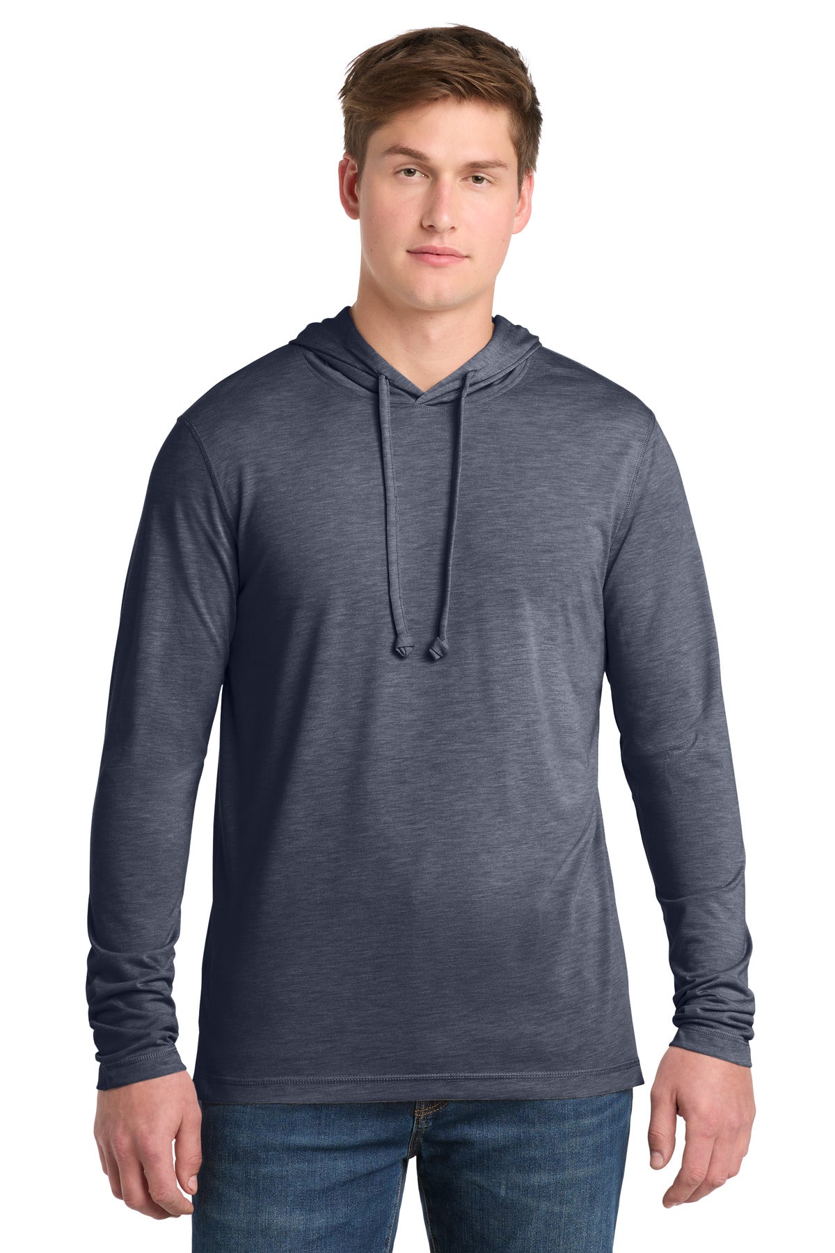 Sport-Tek ® PosiCharge ® Tri-Blend Wicking Long Sleeve Hoodie ST406