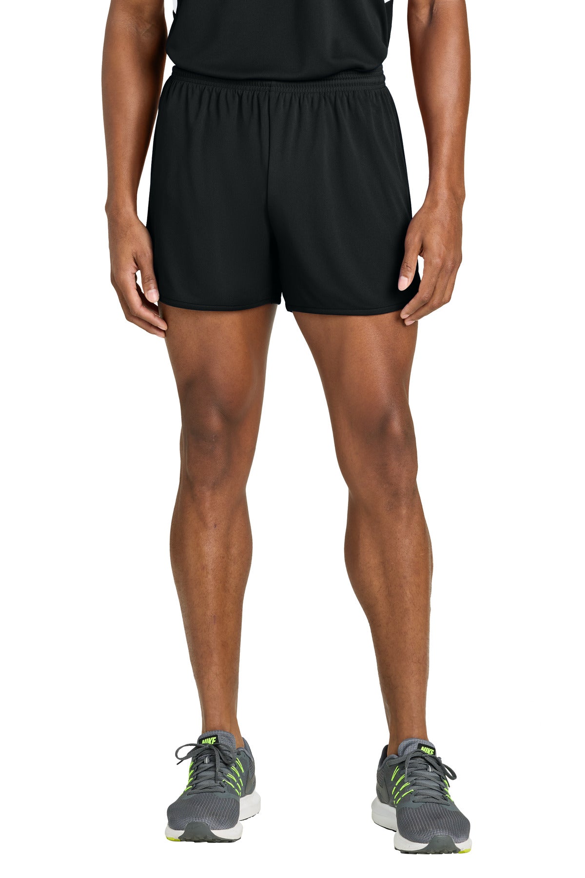 Sport-Tek® Club 4  Track Short ST447 - Black - 2XL