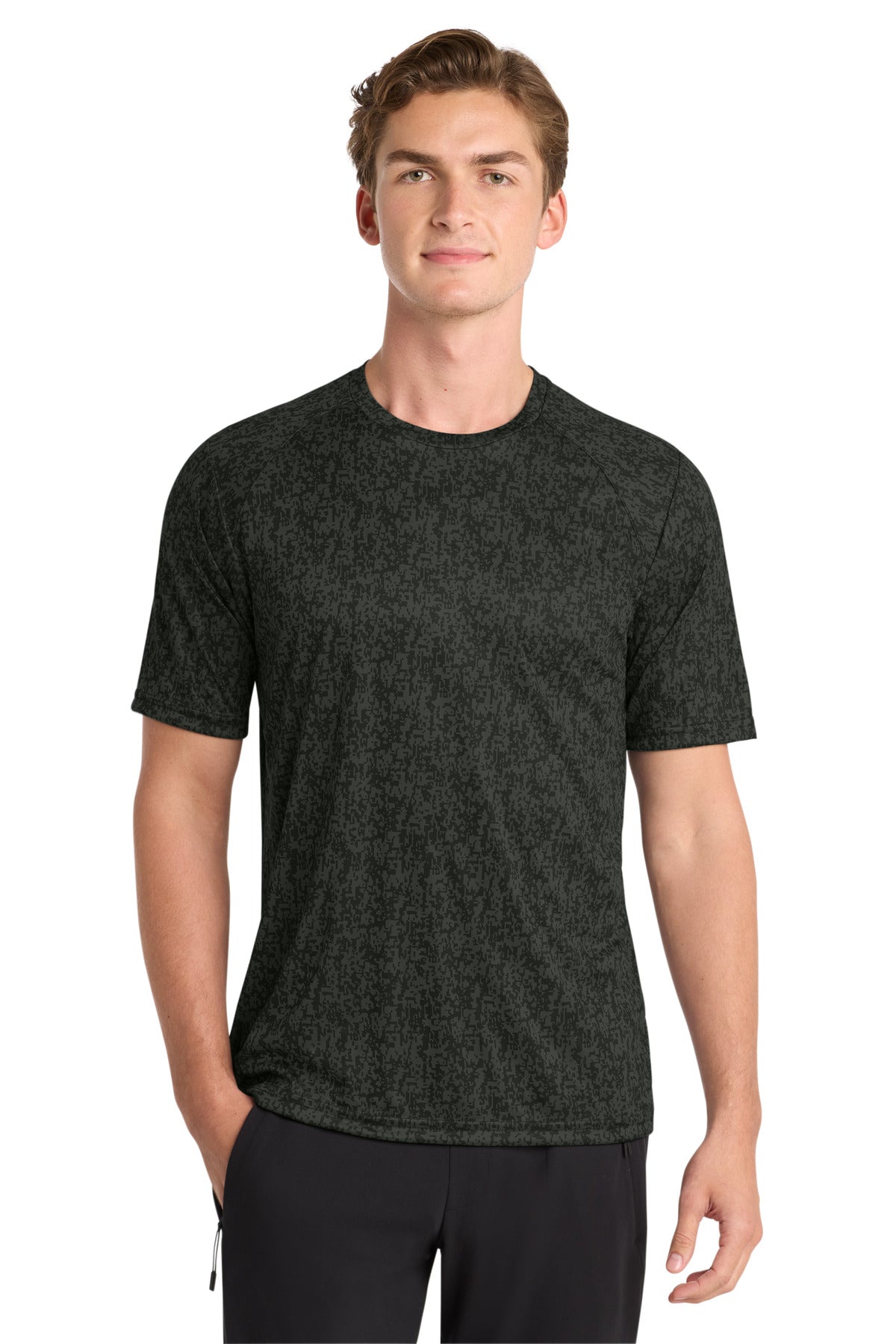 Sport-Tek ® Digi Camo Tee. ST460 - Black - 2XL