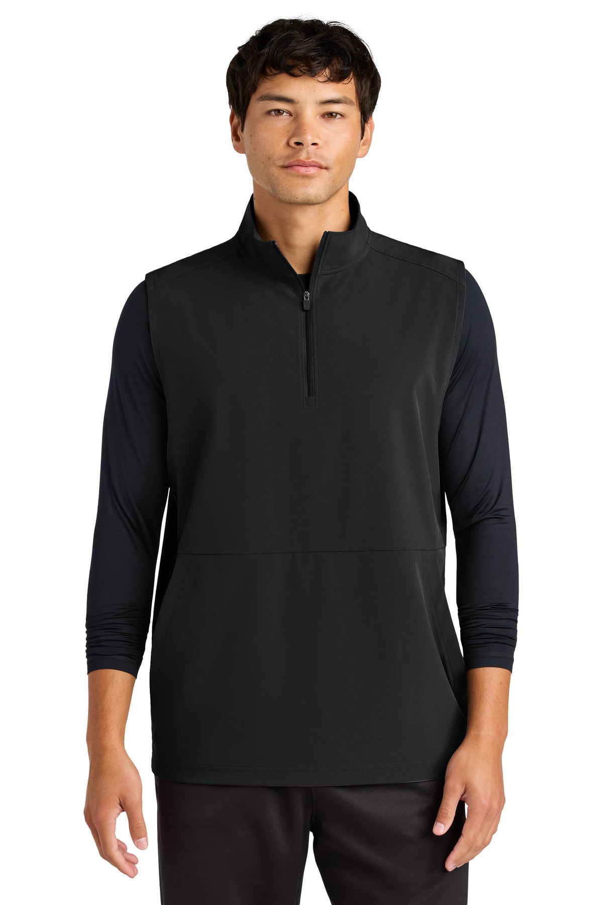 Sport-Tek® Repeat 1/2-Zip Vest ST487 - Black - 2XL