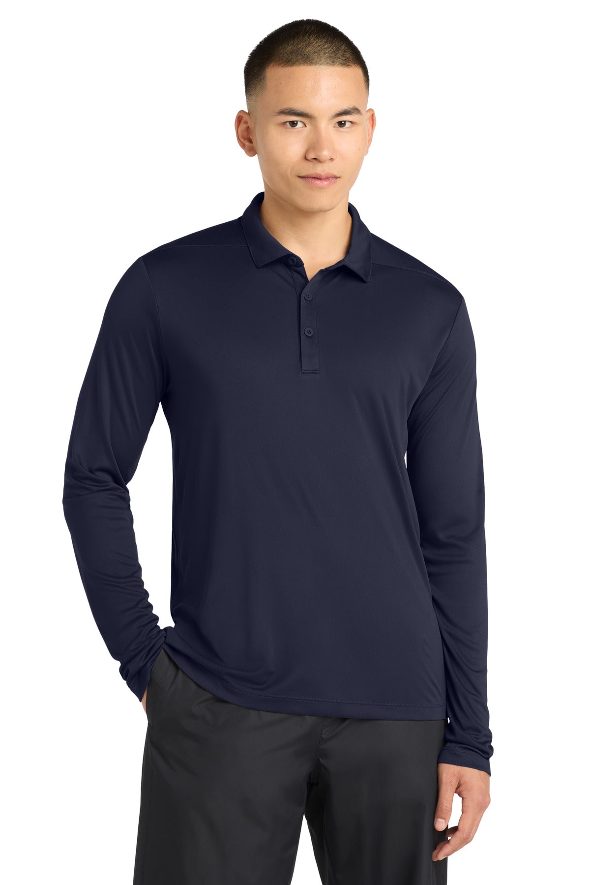 Sport-Tek ®  Posi-UV®  Pro Long Sleeve Polo. ST520LS