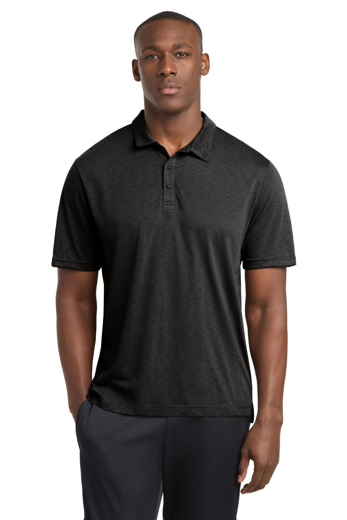 Sport-Tek ® PosiCharge ® Strive Polo ST530 - Black - 2XL