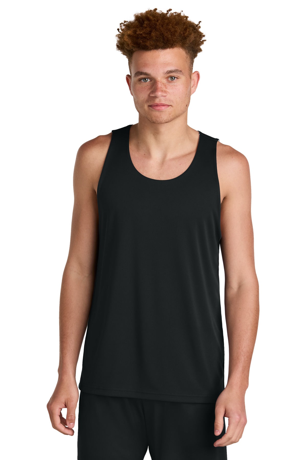 Sport-Tek® PosiCharge® Competitor Rev Tank ST551 - Black/ White - 2XL