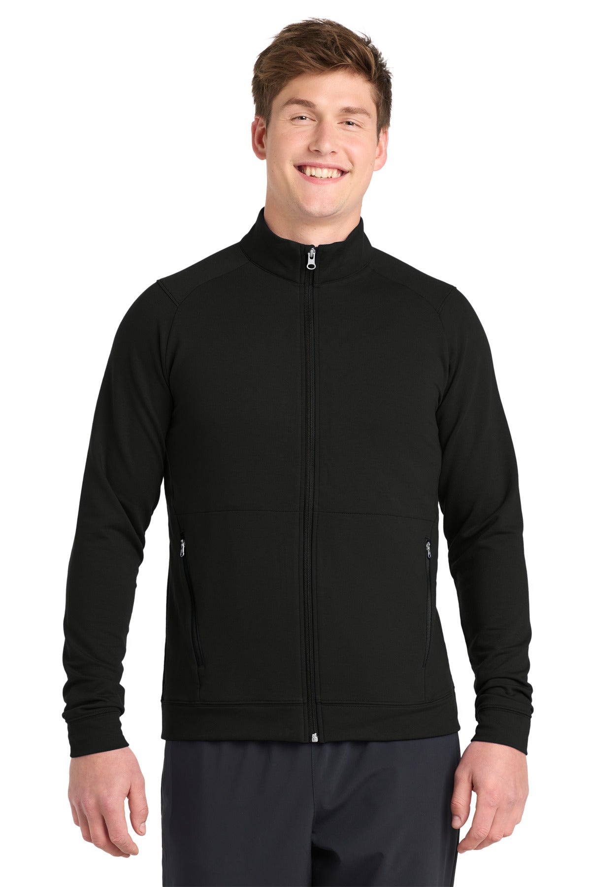 Sport-Tek® Sport-Wick® Flex Fleece Full-Zip. ST560 - Black - 2XL