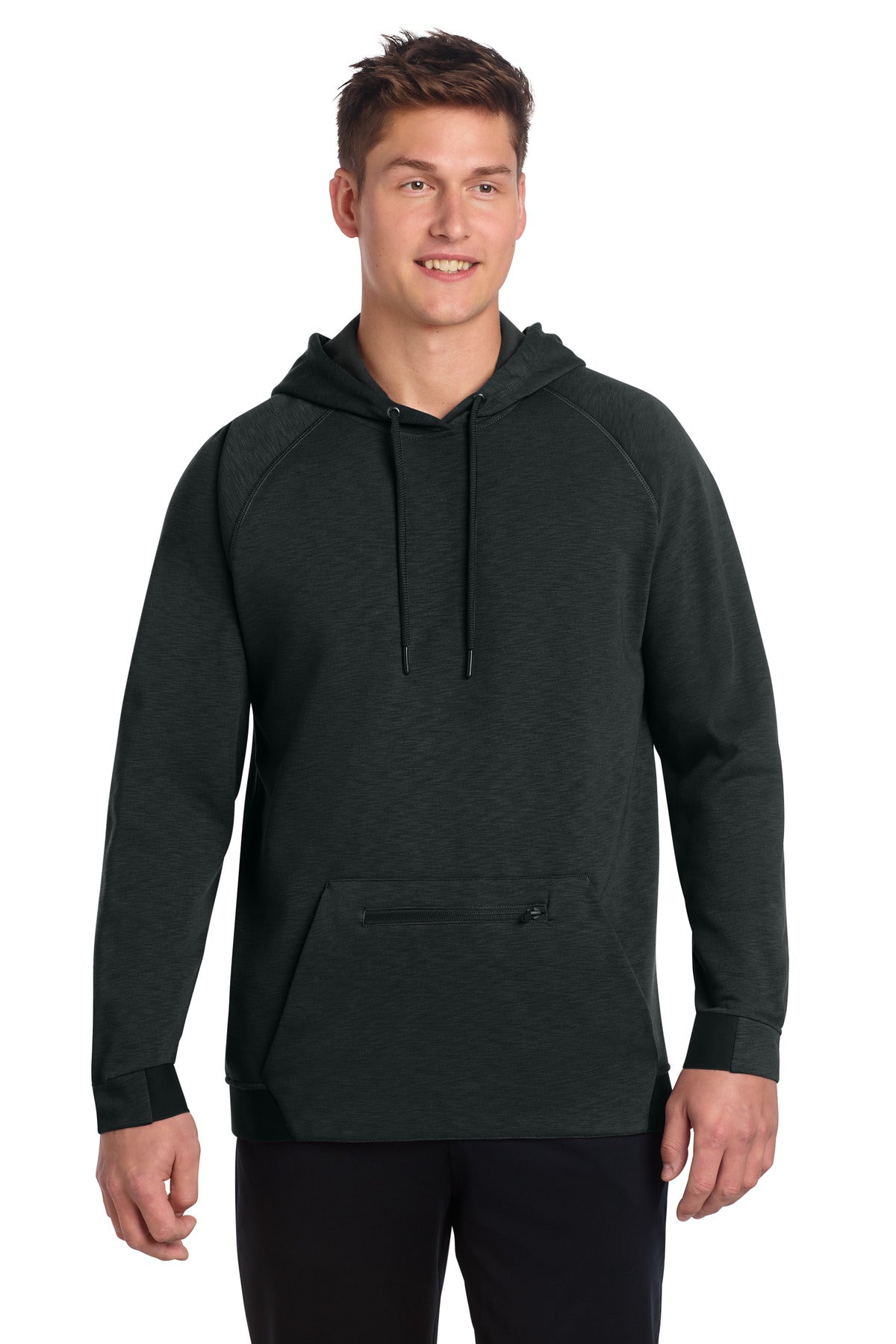 Sport-Tek® PosiCharge® Strive Hooded Pullover ST571 - Black - 2XL
