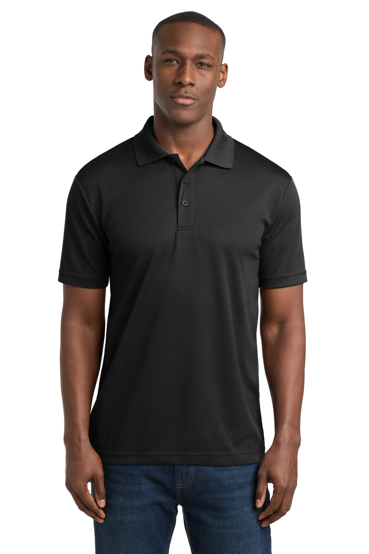 Sport-Tek® PosiCharge® RacerMesh® Polo. ST640 - Black - 2XL