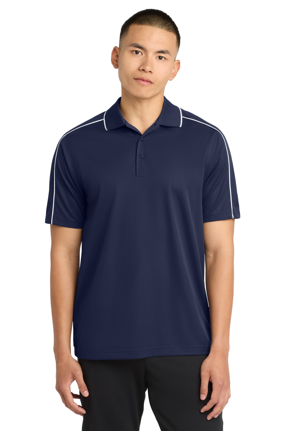 Sport-Tek® Micropique Sport-Wick® Piped Polo. ST653