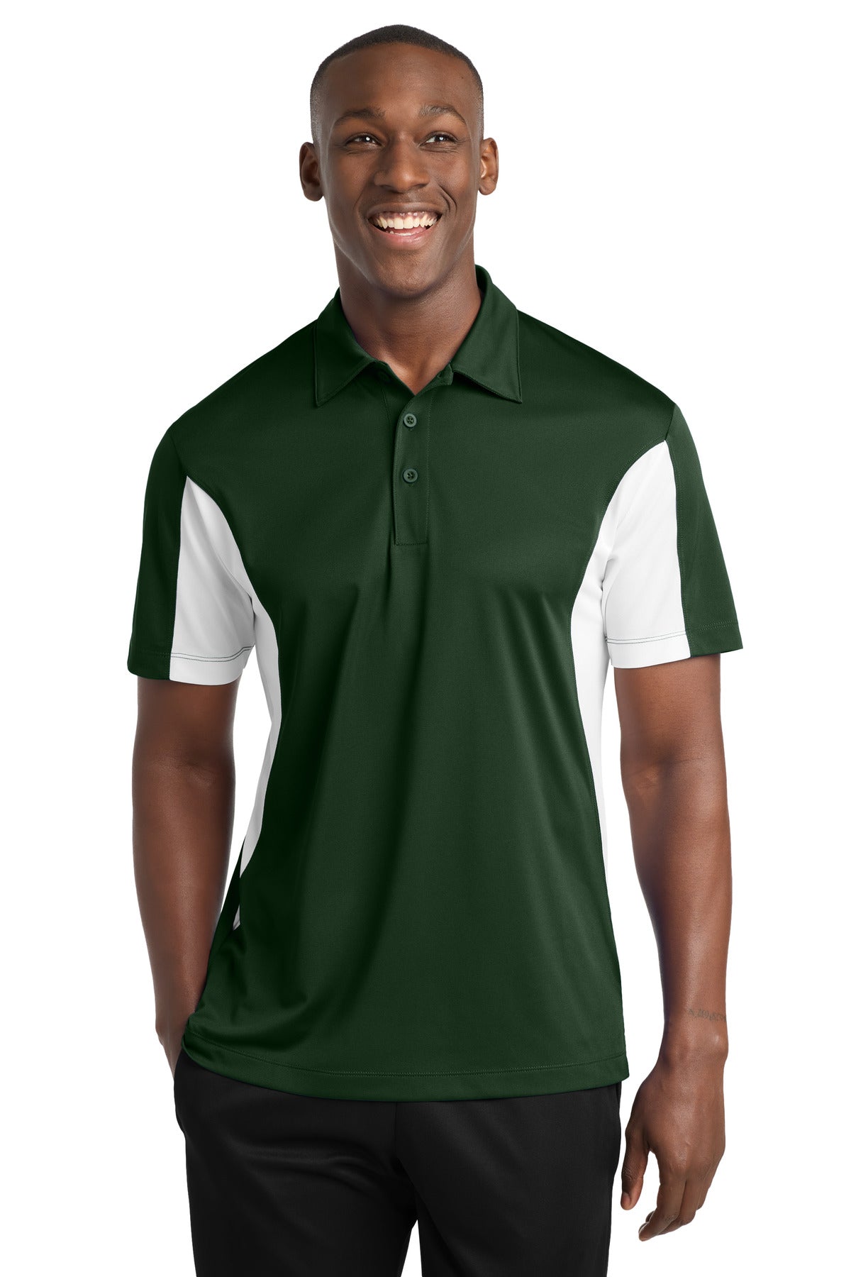 Sport-Tek® Side Blocked Micropique Sport-Wick® Polo. ST655