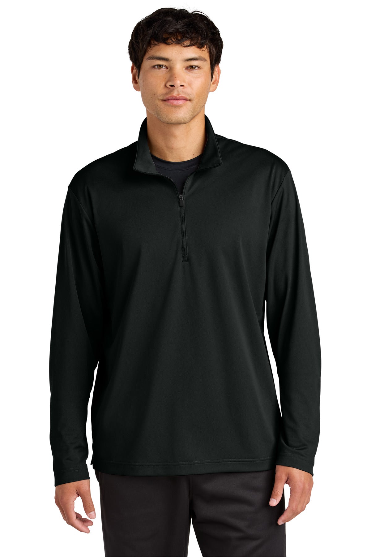 Sport-Tek® Micropique Sport-Wick® 1/4-Zip ST672 - Black - 2XL
