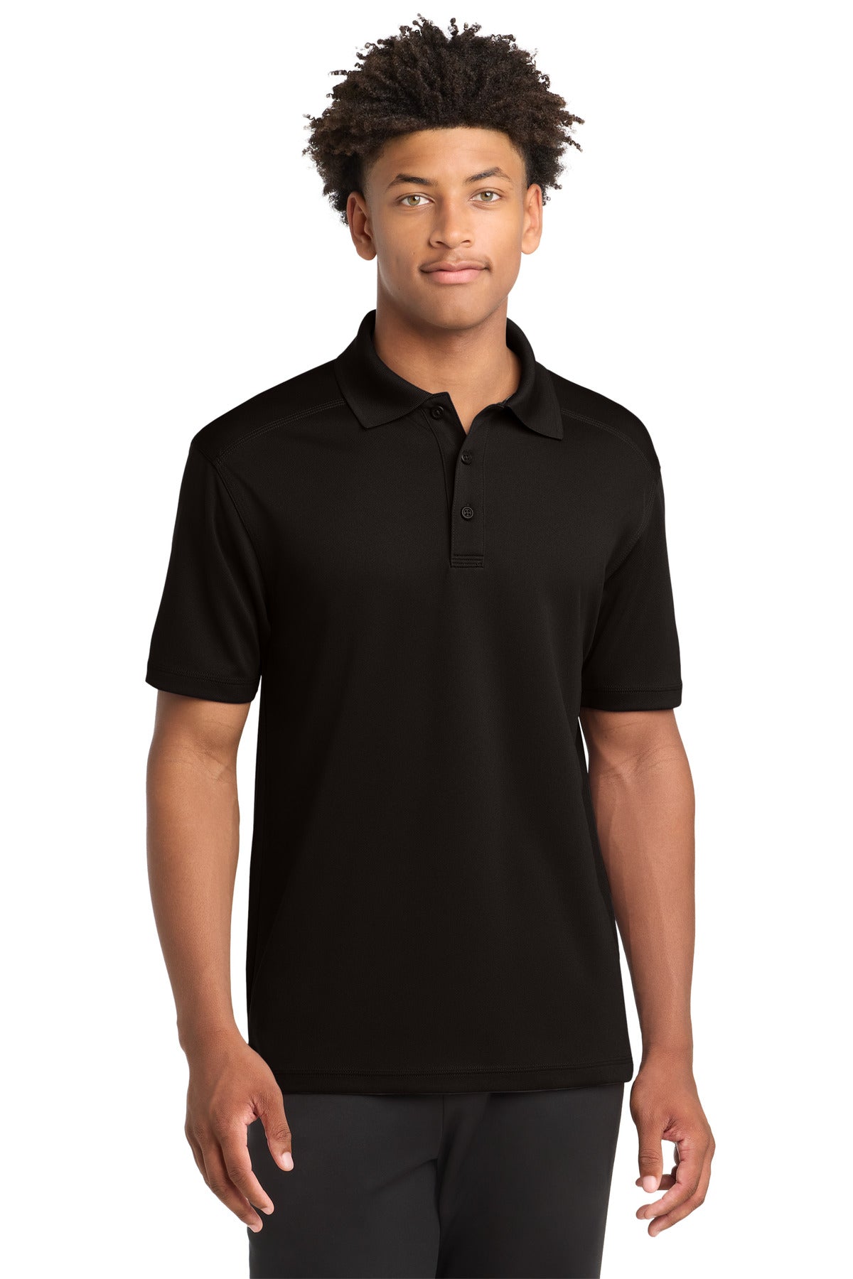 Sport-Tek® PosiCharge® Micro-Mesh Polo. ST680 - Black - 2XL