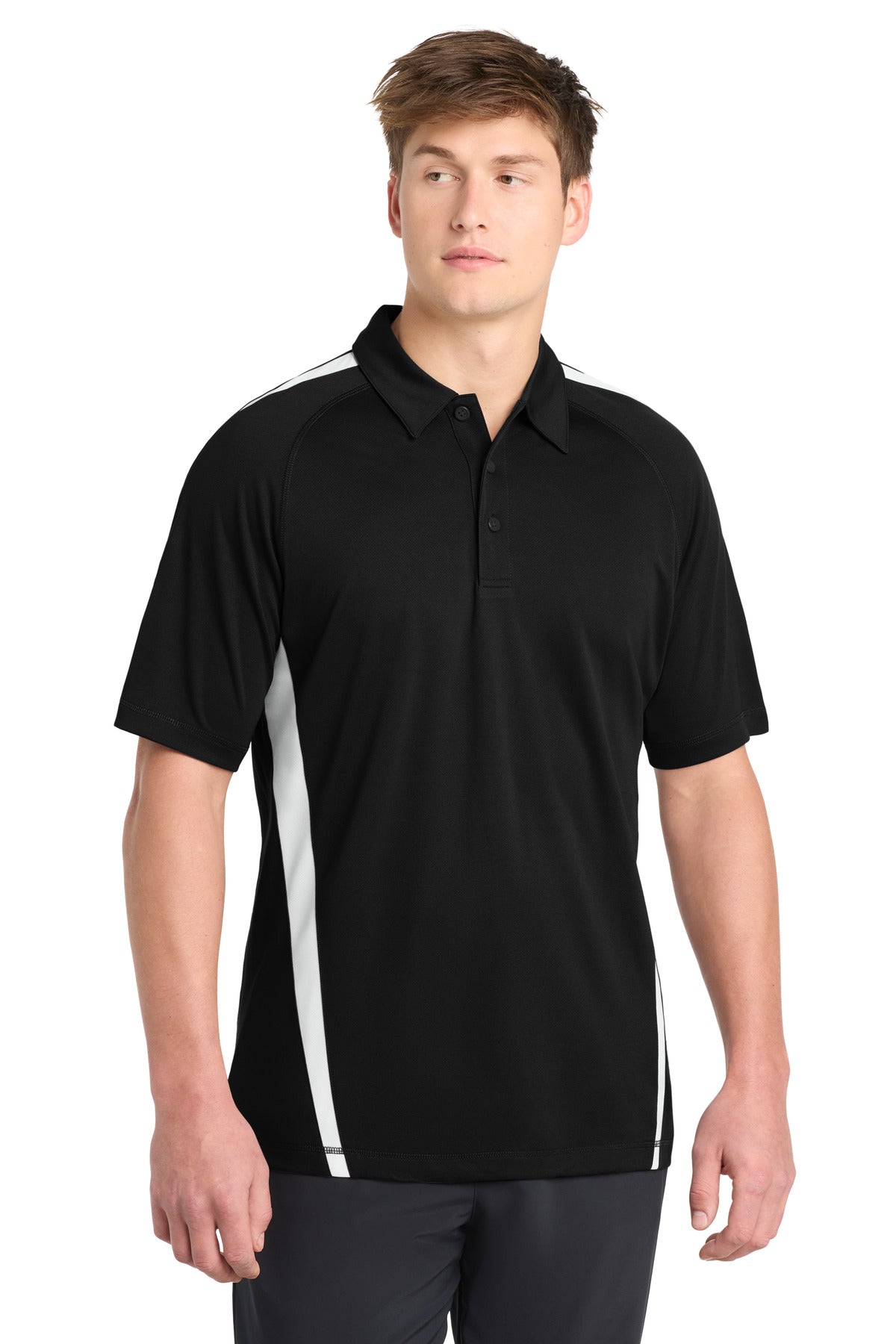 Sport-Tek® PosiCharge® Micro-Mesh Colorblock Polo. ST685