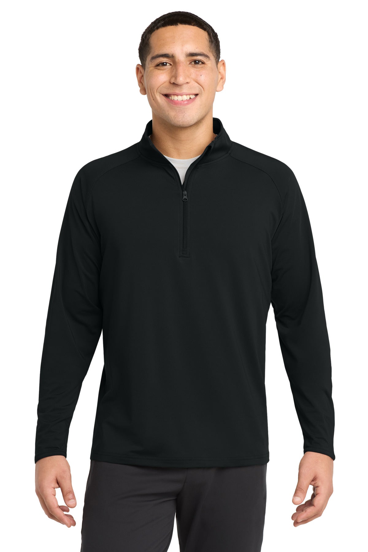 Sport-Tek® Sport-Wick® Stretch 1/4-Zip Pullover. ST850 - Black - 2XL
