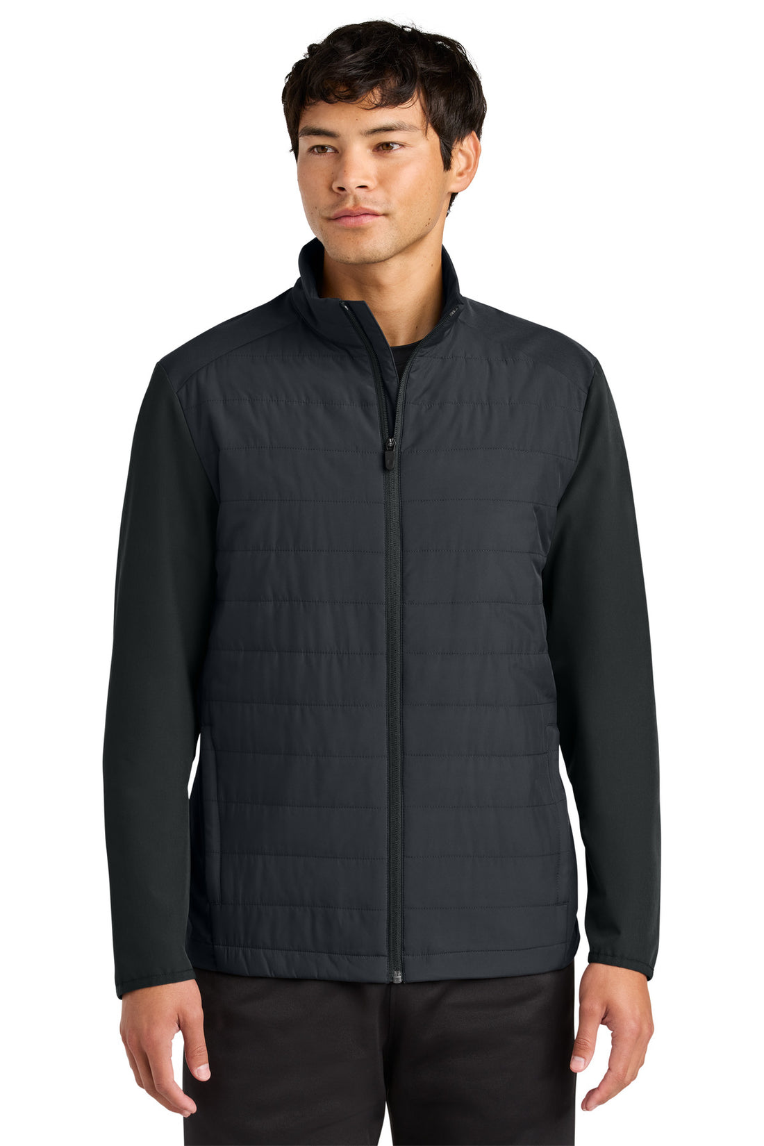 Sport-Tek® Teknical Hybrid Jacket ST940 - Black - 2XL
