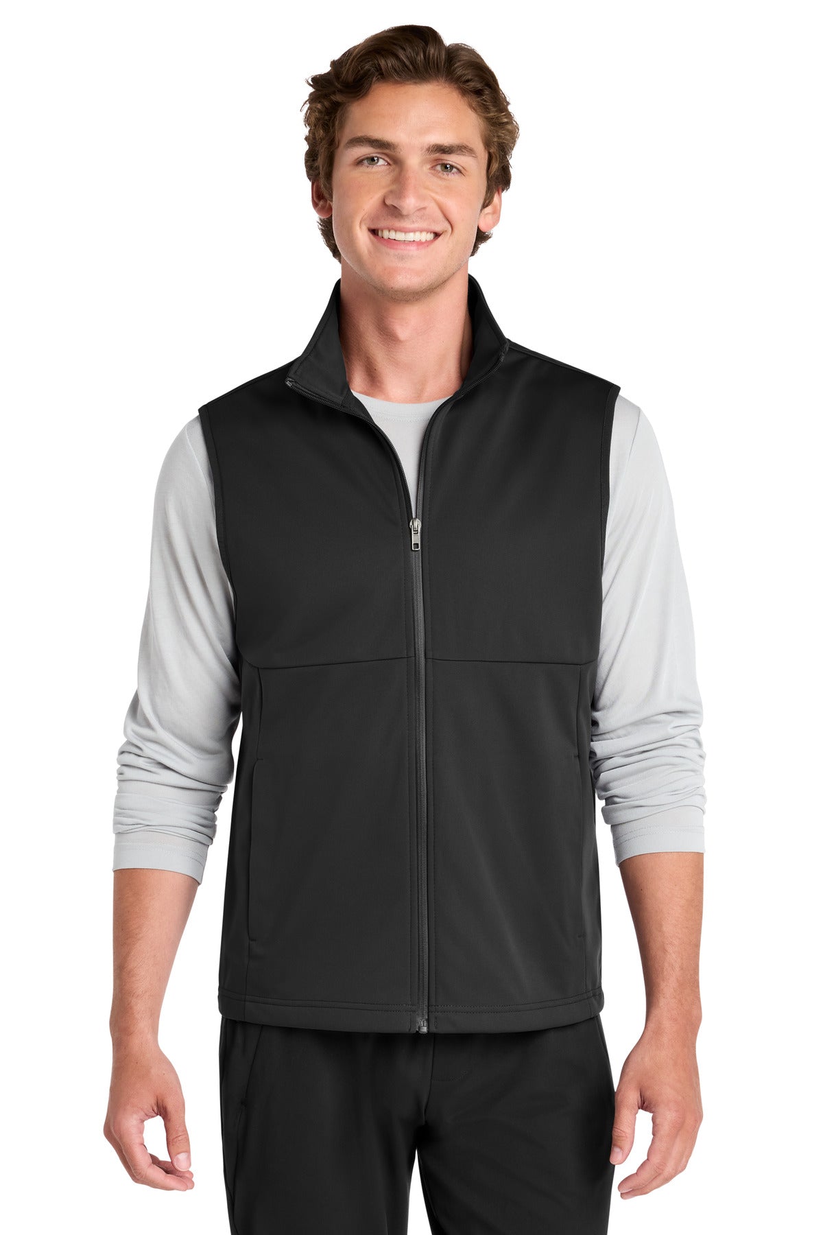 Sport-Tek® Soft Shell Vest ST981 - Deep Black - 2XL