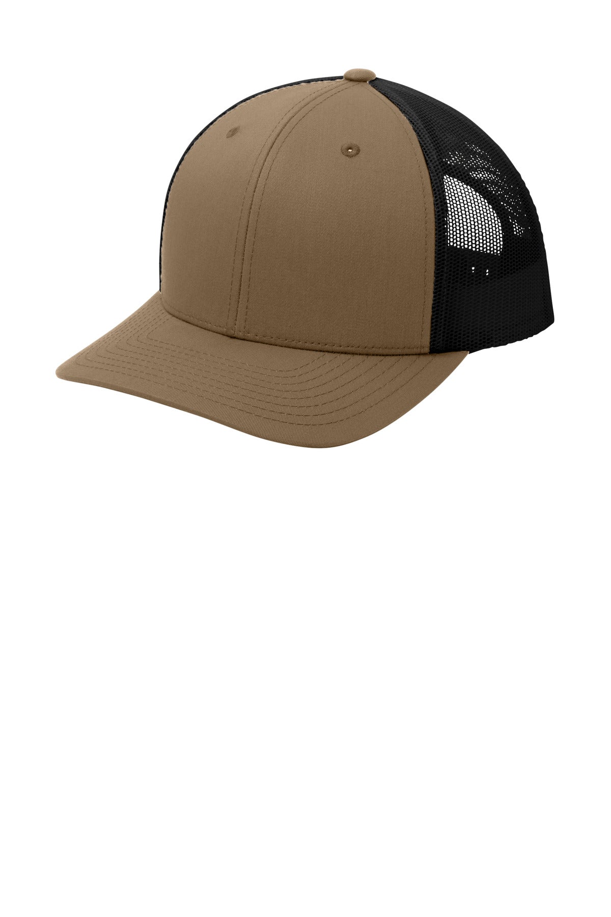 Sport-Tek® YP Classics® Retro Trucker Cap. STC39 - Elm Brown/ Black - OSFA