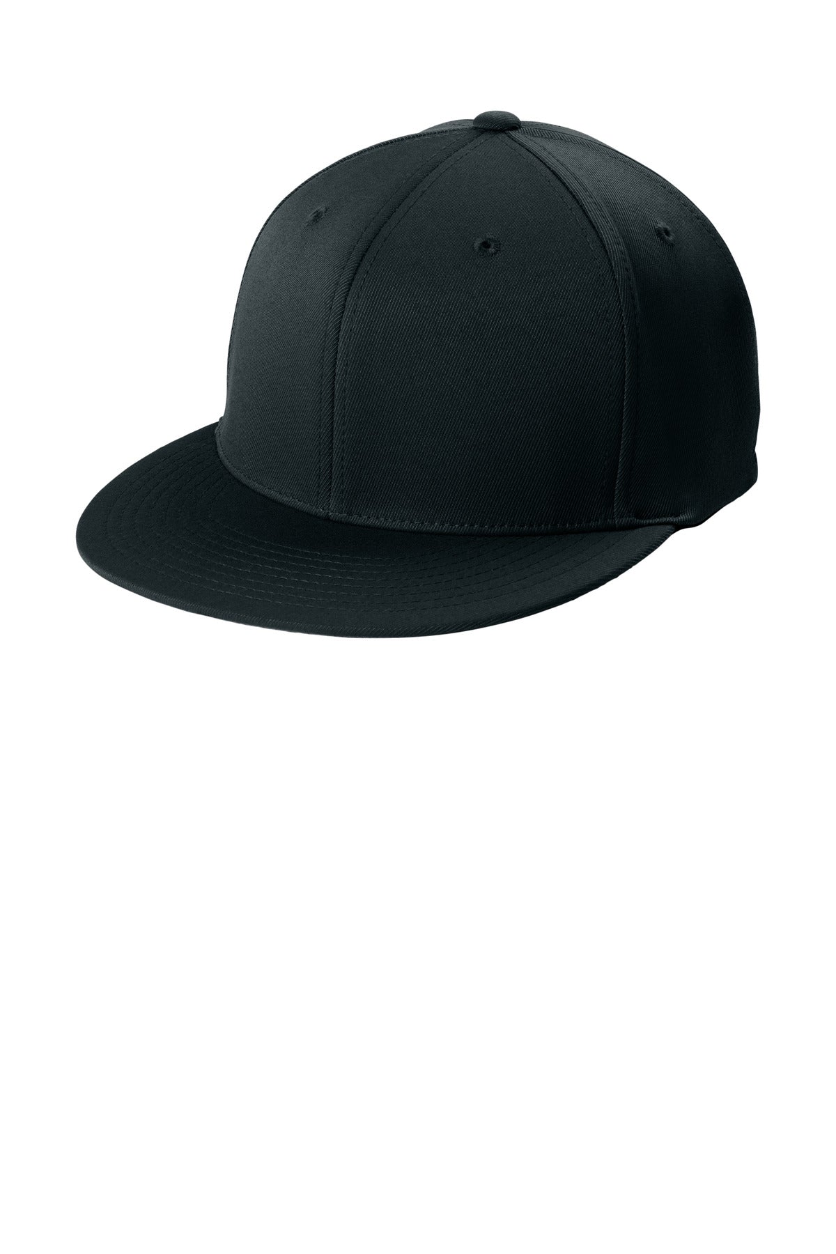Sport-Tek® Flexfit® Flat Bill Cap STC56 - Black - L/XL