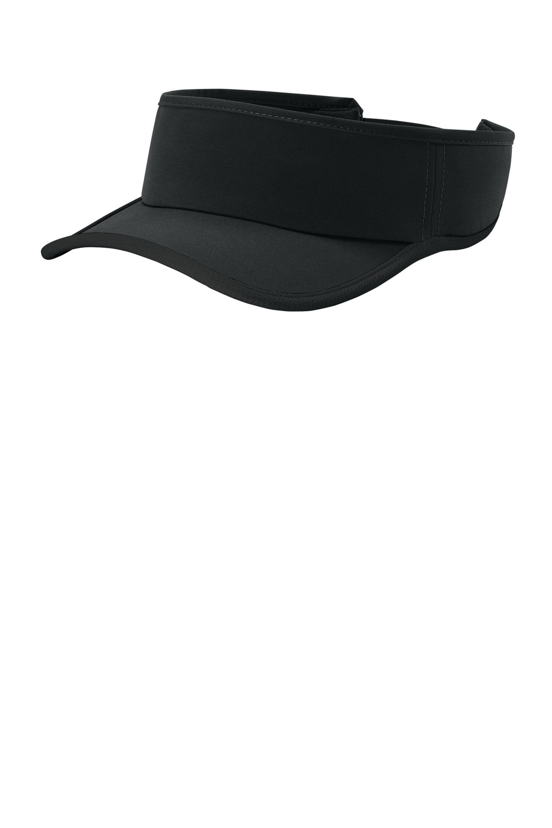 Sport-Tek® Repeat Visor STC57 - Black/ Black - OSFA