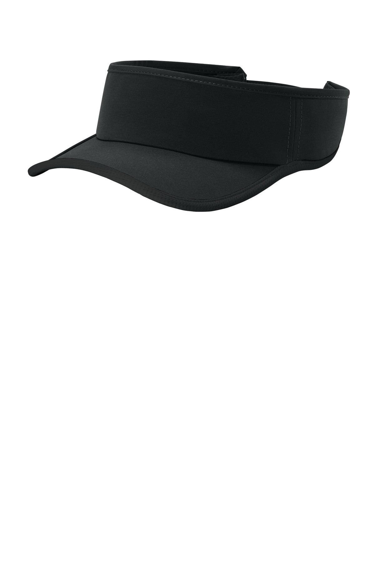 Sport-Tek® Repeat Visor STC57 - Black/ Black - OSFA