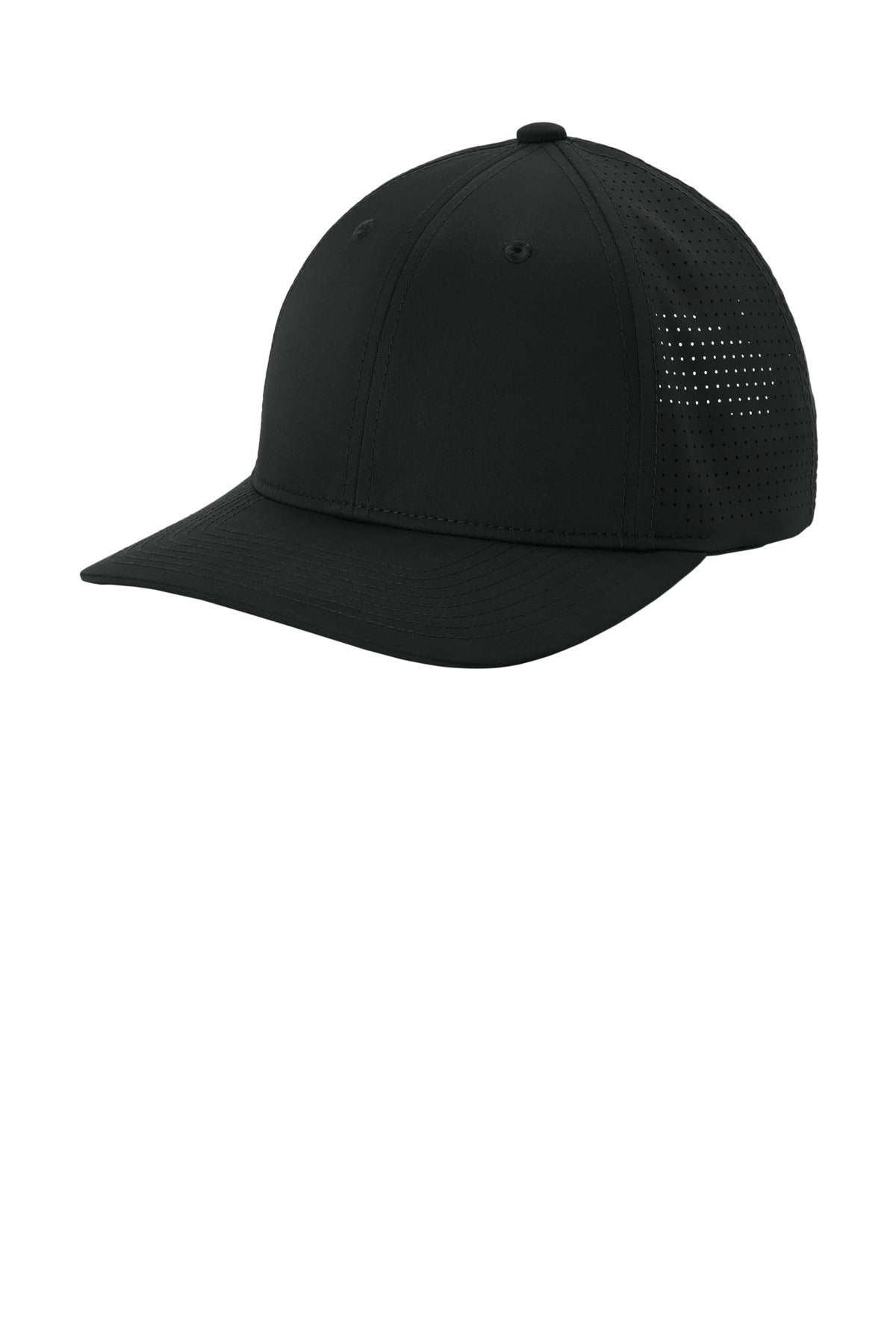 Sport-Tek® Pro-Cut Adjustable Cap STC65 - Black - OSFA