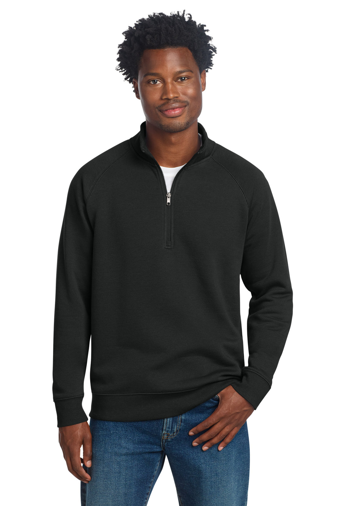 Sport-Tek® Drive Fleece 1/4-Zip Pullover STF202 - Black - 2XL