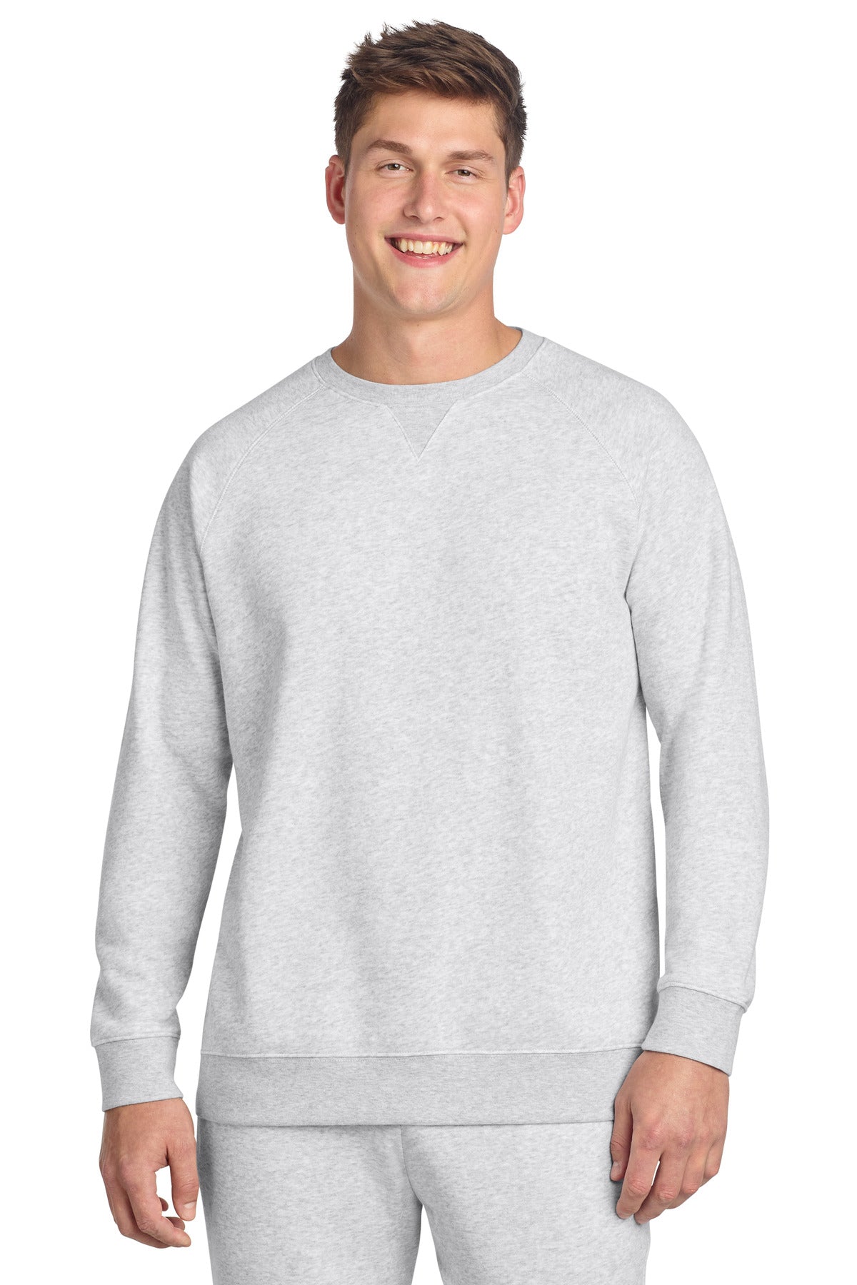 Sport-Tek® Drive Fleece Crewneck STF203 - Athletic Heather - 2XL