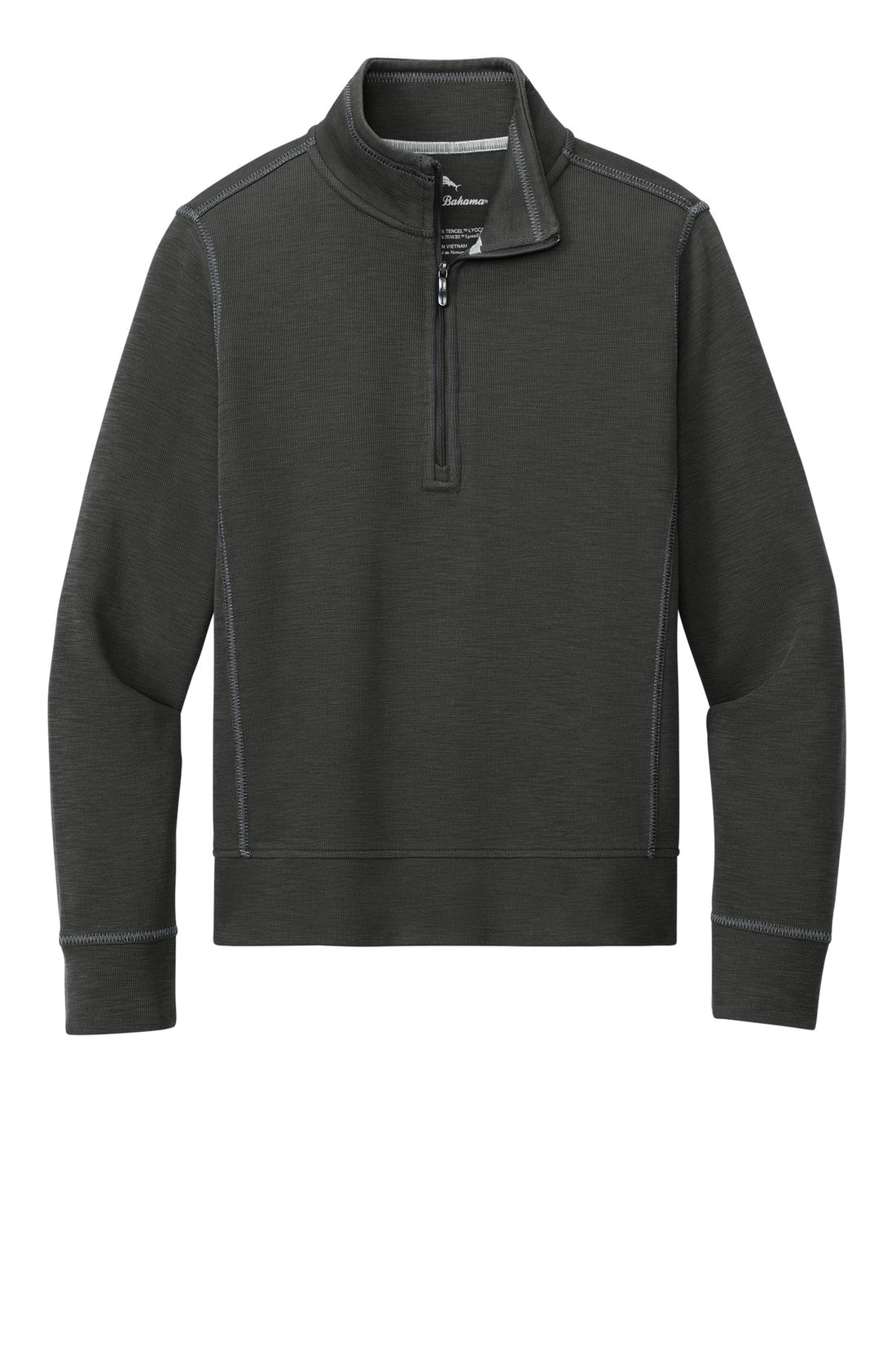 Tommy Bahama® Women's Coconut Bay 1/2-Zip SW222350TB - Black - 2XL
