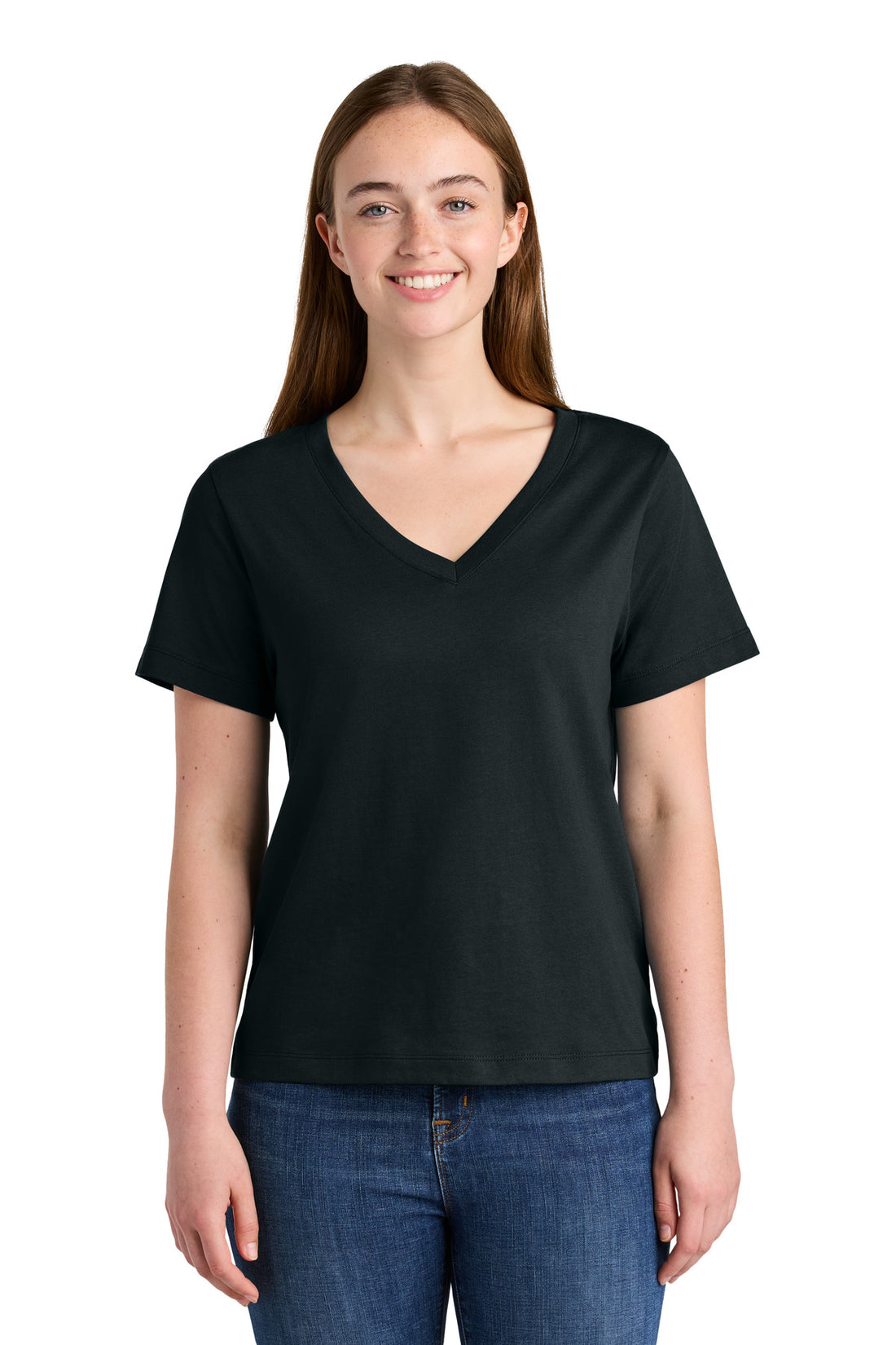 Stanley/Stella® Women's Stella Isla V-Neck Tee SXW032 - Black - 2XL