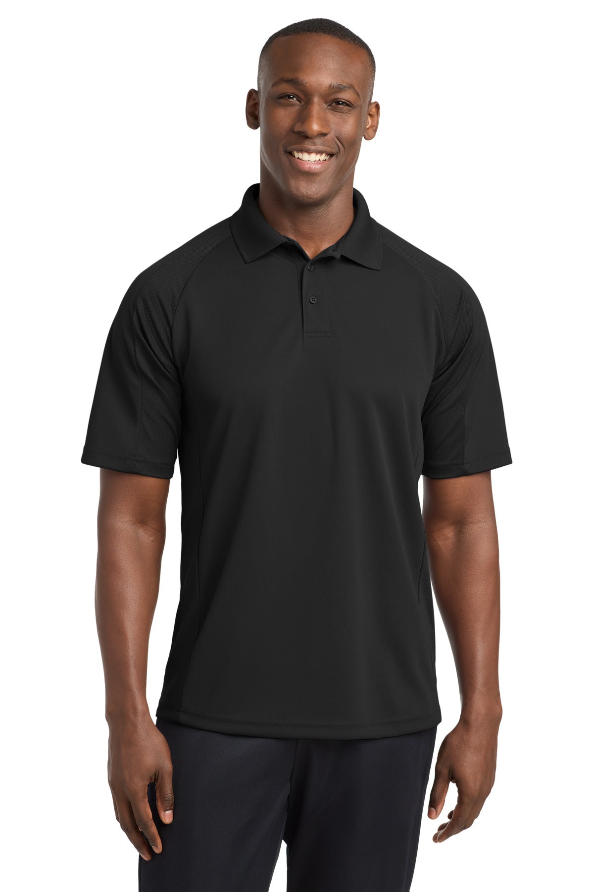 Sport-Tek® Dri-Mesh® Pro Polo. T474 - Black - 2XL